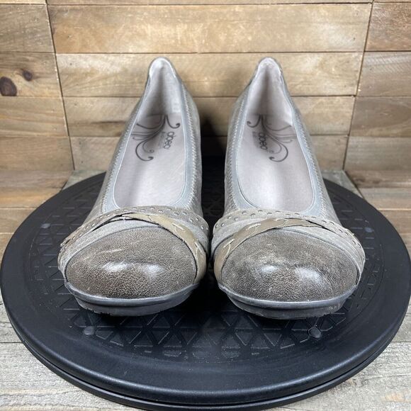 Abeo Nellie BIO System Brown Slip On Pumps Comfort Shoes Women's Size 9 N - Picture 3 of 10